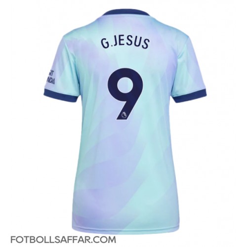 Arsenal Gabriel Jesus #9 Tredjeställ Dam 2024-25 Kortärmad